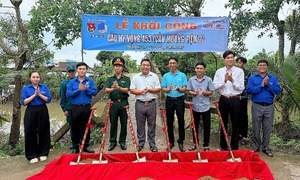 Quỹ nhà F khởi công cầu Hy vọng đầu tiên ở Tây Ninh, thêm 3 cây cầu tại Đồng Tháp
