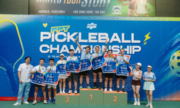 Người FPT ‘đánh tới bến’ tại giải pickleball TP HCM mùa giải 2026