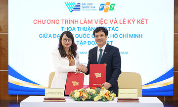 FPT 'bắt tay' Đại học Quốc gia TP HCM đẩy mạnh đào tạo nhân lực và nghiên cứu công nghệ lõi