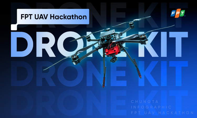Lộ diện ‘chiến mã’ drone kit tại FPT UAV Hackathon