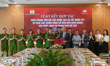 FPT được Bộ Công an cấp Giấy chứng nhận đủ điều kiện kinh doanh sản phẩm, dịch vụ trung gian dữ liệu