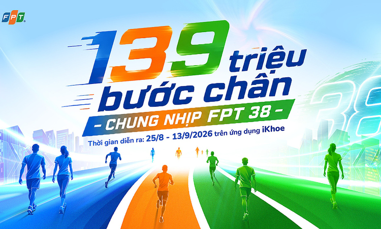Kích hoạt iKhoe trên myFPT Next, người FPT cùng chinh phục 139 triệu bước chân