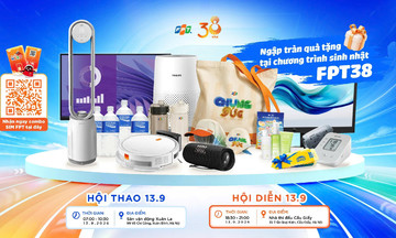Hàng ngàn quà tặng và ưu đãi dành riêng người F dịp sinh nhật FPT 13/9