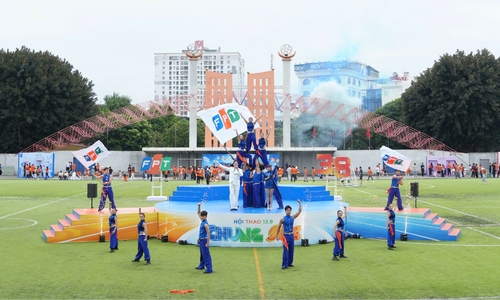 Sinh nhật 13/9: Các đội thi tranh tài Diễu hành - Đồng diễn