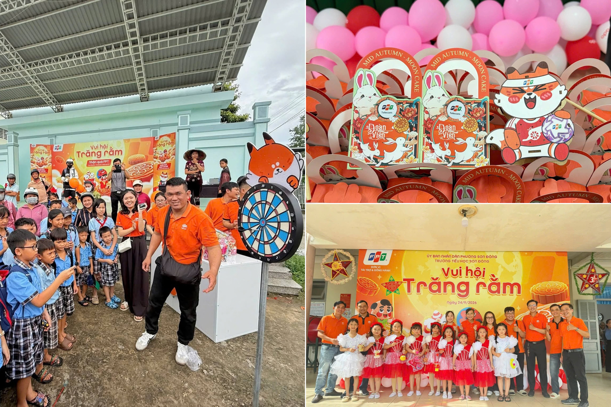 <p class="Normal" dir="ltr" style="text-align:justify;"> FPT Telecom Bến Tre cũ &lpar;nay là Vĩnh Long&rpar; và FPT Telecom Kiên Giang cũ &lpar;nay là An Giang&rpar; đã có dịp đồng hành cùng UBND Phường và Trường TH mang đến một mùa Trung Thu trọn vẹn, ngập tràn niềm vui cho các em nhỏ. Những chiếc lồng đèn nhà “Cáo” được trao tận tay các em, cùng các hoạt động được tổ chức để các em trải nghiệm nhận quà.</p> <p class="Normal">  </p>
