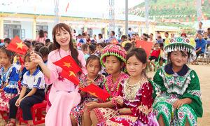 Thầy trò nhà F chung tay xây trường ở vùng cao Lâm Đồng